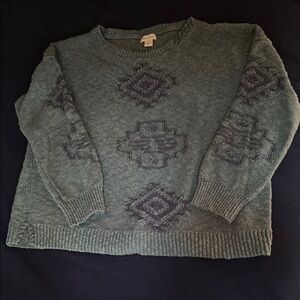 Aztec design sweater